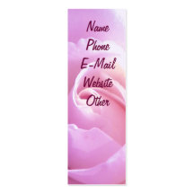Rosa Rose_ Visitkort Mallar
