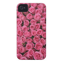 Rosa rosfodral Case-Mate iPhone 4 fodral