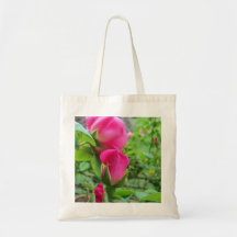 Rosa rosTrio Tote Bags