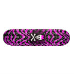Rosa sebraskallePrincess Skateboard
