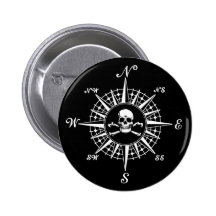 Rosa skalle 1 för kompass pins