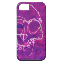 Rosa skalle iPhone 5 Case-Mate fodraler