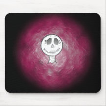 Rosa skalle Mousepad Mus Mattor
