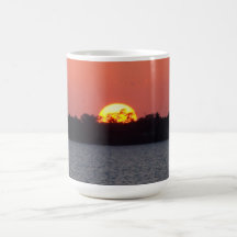 Rosa solnedgångmugg