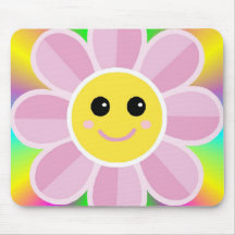 Rosa solros Mousepad Musmattor