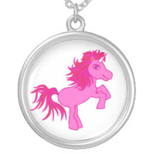 Rosa Unicornhalsband