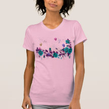 rosa vine 2 för skalle tshirts