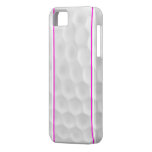 Rosa vitgolfbollIphone 5 fodral