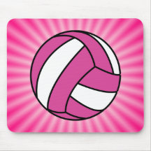Rosa volleyboll mus mattor