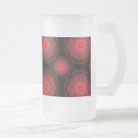 Rosa Wispy Hippy Mandalaexponeringsglas Kaffe Koppar