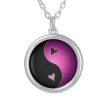 rosa yin yang smycken