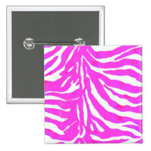 Rosa zebra ränderdesigner för anpassade pins