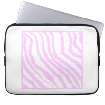Rosa zebra tryck, djur modell laptopskydd fodral