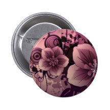 Rosaabstraktblommor Pins