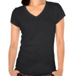 Rosablomma på den svart skjortan tee shirt