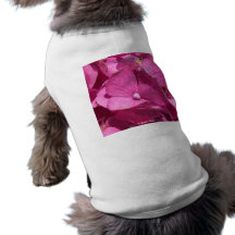 Rosan blommar vovven Ribbed tanktop Hund Tee