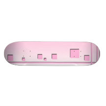 Rosan fodrar och kvadrerar grafisk design anpassad skate board