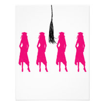 Rosan Silhouettes Tassle studentfestinbjudan