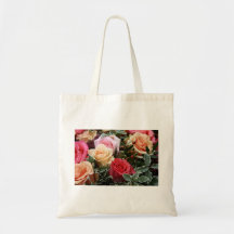 Rosen Leinentasche