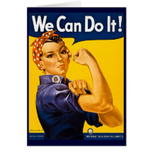 Rosie riveteren kan vi göra den vintage kort