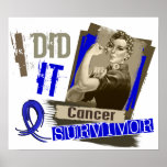 Rosie Sepia gjorde jag den kolonet Cancer.png Posters