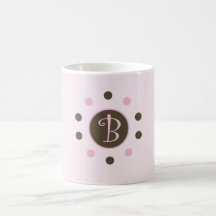 Rosor bubblar mugg initialt "B ",