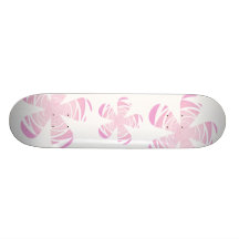 Rosor virvlad runt Retro blommaSkateboard