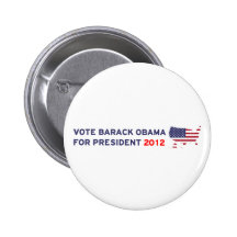 Rösta Barack Obama för presidenten 2012 Nål