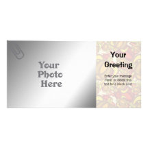 Rosta den sköldpaddaPhotoCard mallen Anpassingsbara Fotokort