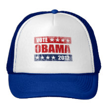 RÖSTA OBAMA 2012 UNDERTECKNAR Vintage.png Mesh Kepsar