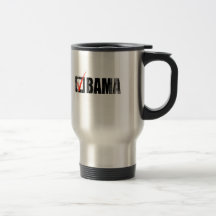 Rösta Obama svart Vintage.png Mugg