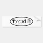 ROSTAD Retro Toaster - svart & vit Bildekaler