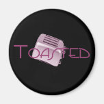 Rostade - Retro Toaster - rosor Kylskåps Magneter
