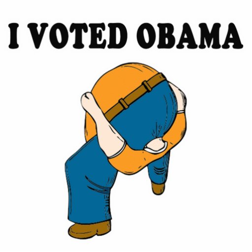 Röstat Obama huvud upp röv Photo Cutouts