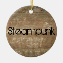 Rostig skrapad metall, Steampunk Jul Dekorationer