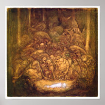 Rota troll vid den John Bauer affischen