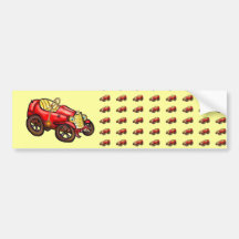 Rotes altes Auto Autosticker