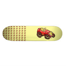 Rotes altes Auto Personalisiertes Skateboarddeck