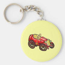 Rotes altes Auto Schlüsselbänder