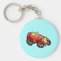 Rotes altes Auto Schlüsselbänder