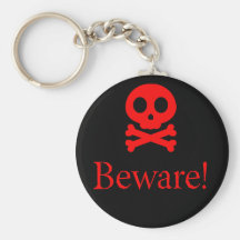 Rött AKTA SIG Keychain Nyckelring