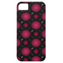 Rött bubblar intressant ovanlig cricketdianekonst iPhone 5 fodraler