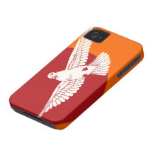 Rött fodral för soliPhone 4 iPhone 4 Fodraler
