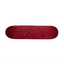 Rött glitter anpassad skate board