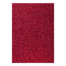 Rött glitter personliga tillkännagivanden