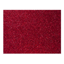 Rött glitter vykort