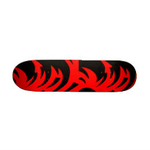 Rött n svart retro customizeable för Skateboard