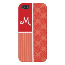 Rött & orangen virvlar runt; Virvla runt iPhone 5 Cases