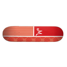 Rött & orangen virvlar runt; Virvla runt Skateboard