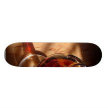 Rött vin skateboard deck